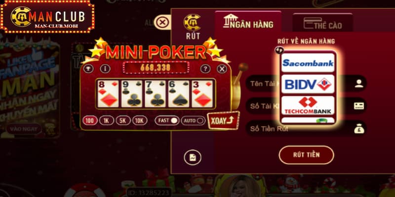 Phiên bản kết hợp slot machine và Poker mang đến giây phút giải trí mới lạ